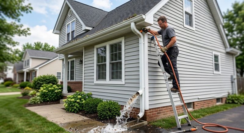Gutter Downspout Unclogging in Annapolis, MD