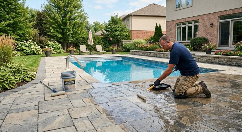 Pool Patio Sealing in Puyallup, WA