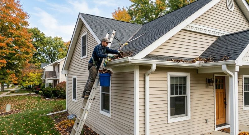 Rain Gutter Clearing in Rochester, NY